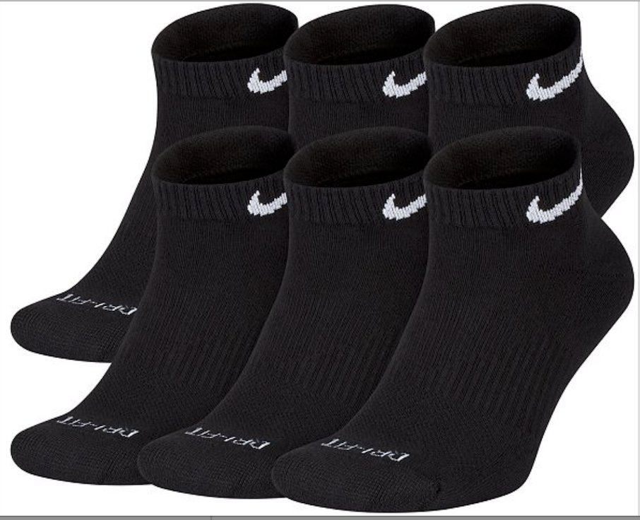 nike low cut socks dri fit